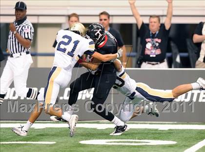 Thumbnail 3 in Trinity vs. Shiloh Christian (Kirk Herbstreit National Kickoff Classic) photogallery.