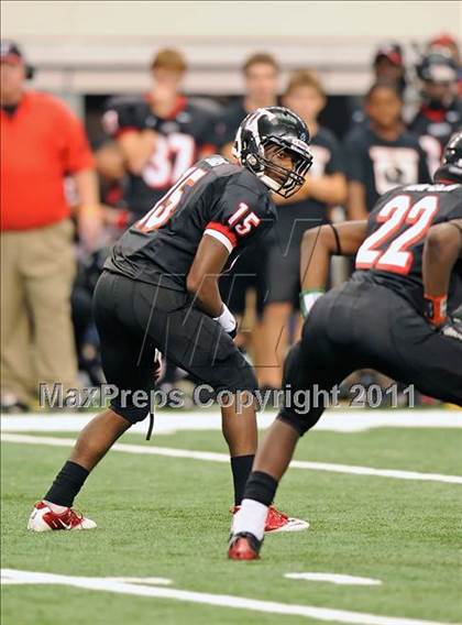 Thumbnail 3 in Trinity vs. Shiloh Christian (Kirk Herbstreit National Kickoff Classic) photogallery.