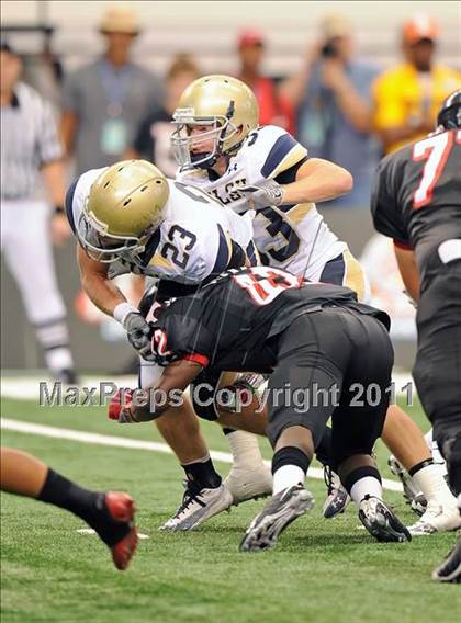 Thumbnail 1 in Trinity vs. Shiloh Christian (Kirk Herbstreit National Kickoff Classic) photogallery.