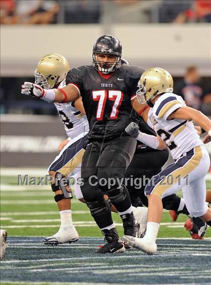 Thumbnail 1 in Trinity vs. Shiloh Christian (Kirk Herbstreit National Kickoff Classic) photogallery.