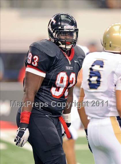 Thumbnail 3 in Trinity vs. Shiloh Christian (Kirk Herbstreit National Kickoff Classic) photogallery.