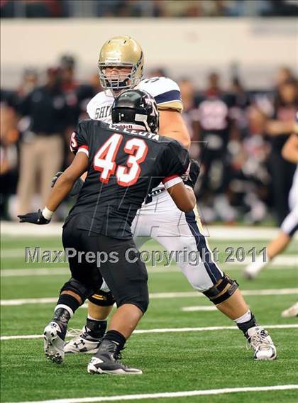 Thumbnail 3 in Trinity vs. Shiloh Christian (Kirk Herbstreit National Kickoff Classic) photogallery.