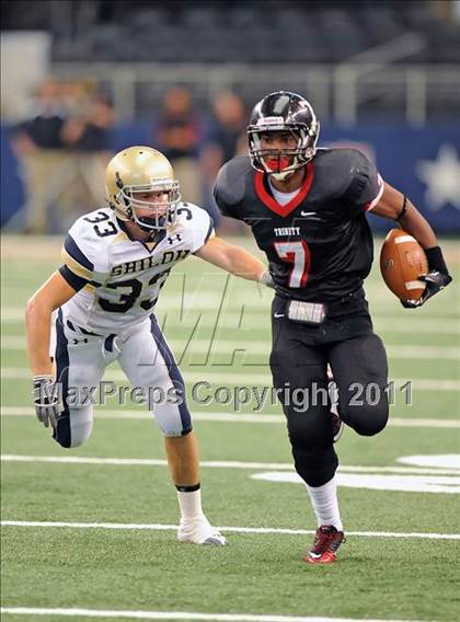 Thumbnail 3 in Trinity vs. Shiloh Christian (Kirk Herbstreit National Kickoff Classic) photogallery.