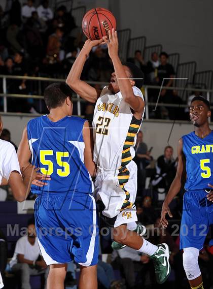 Thumbnail 1 in Grant vs. Eisenhower (St. Hope Elite Hoops Classic) photogallery.