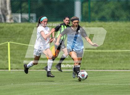 Thumbnail 2 in Notre Dame vs. Visitation Academy (MSHSAA Class 2 Championship) photogallery.