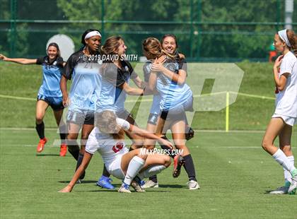 Thumbnail 1 in Notre Dame vs. Visitation Academy (MSHSAA Class 2 Championship) photogallery.