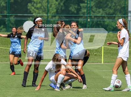 Thumbnail 2 in Notre Dame vs. Visitation Academy (MSHSAA Class 2 Championship) photogallery.