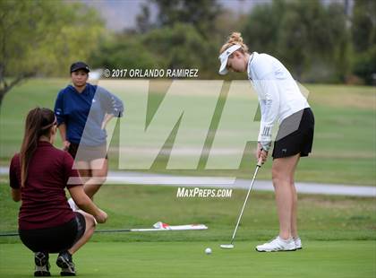 Thumbnail 2 in CIF SDS Girls Golf Championships (Day 1) photogallery.