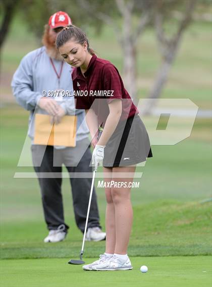 Thumbnail 2 in CIF SDS Girls Golf Championships (Day 1) photogallery.