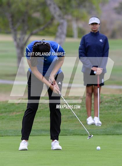 Thumbnail 2 in CIF SDS Girls Golf Championships (Day 1) photogallery.