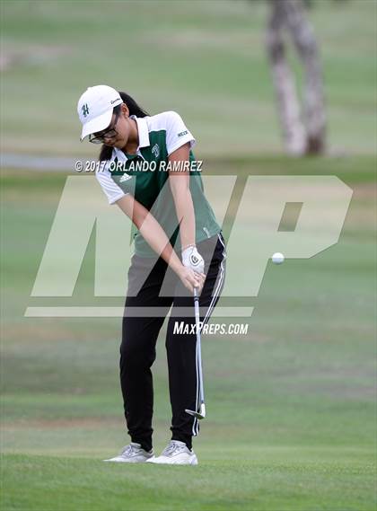 Thumbnail 2 in CIF SDS Girls Golf Championships (Day 1) photogallery.