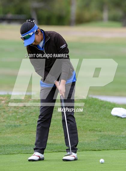 Thumbnail 3 in CIF SDS Girls Golf Championships (Day 1) photogallery.
