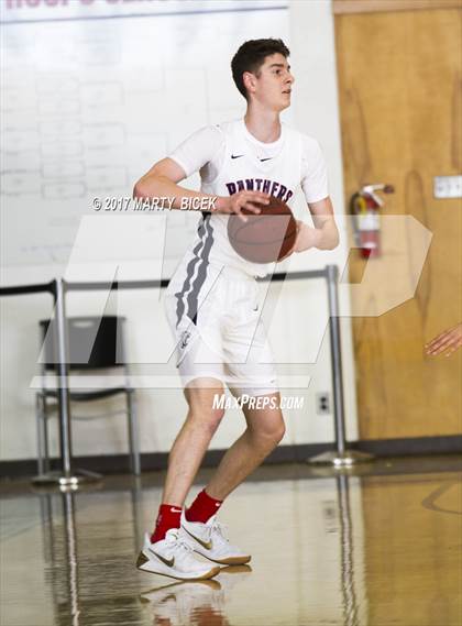 Thumbnail 2 in Holiday Hoops  San Joaquin Memorial vs. San Leandro photogallery.