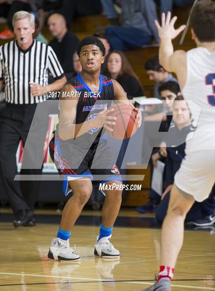 Thumbnail 1 in Holiday Hoops  San Joaquin Memorial vs. San Leandro photogallery.