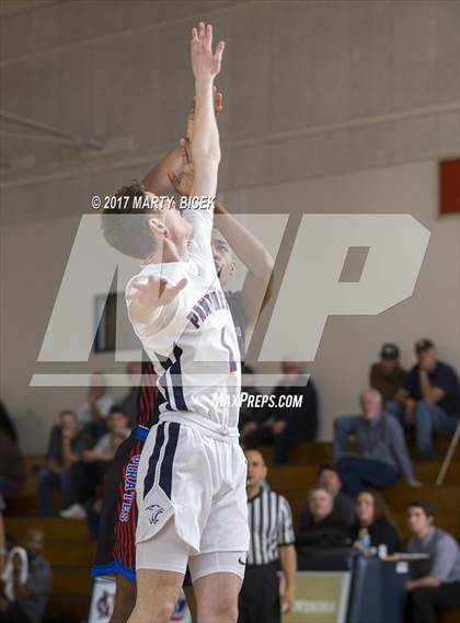 Thumbnail 3 in Holiday Hoops  San Joaquin Memorial vs. San Leandro photogallery.
