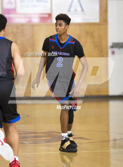 Thumbnail 2 in Holiday Hoops  San Joaquin Memorial vs. San Leandro photogallery.