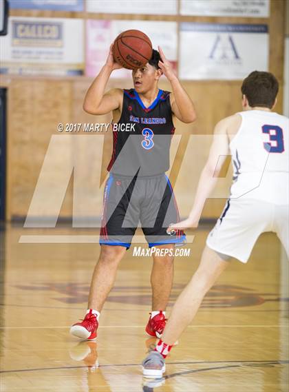 Thumbnail 3 in Holiday Hoops  San Joaquin Memorial vs. San Leandro photogallery.