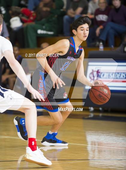 Thumbnail 3 in Holiday Hoops  San Joaquin Memorial vs. San Leandro photogallery.