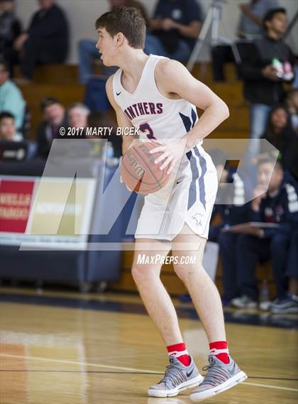Thumbnail 1 in Holiday Hoops  San Joaquin Memorial vs. San Leandro photogallery.
