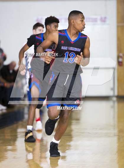 Thumbnail 1 in Holiday Hoops  San Joaquin Memorial vs. San Leandro photogallery.
