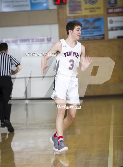 Thumbnail 3 in Holiday Hoops  San Joaquin Memorial vs. San Leandro photogallery.