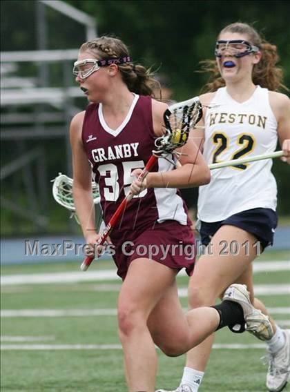 Thumbnail 3 in Granby Memorial vs. Weston (CIAC Class S Final) photogallery.