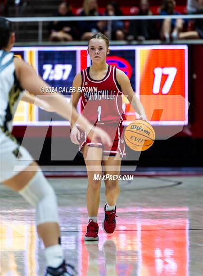 Thumbnail 2 in Springville vs. Wasatch (UHSAA 5A Semifinal) photogallery.