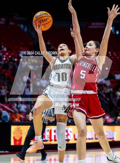 Thumbnail 3 in Springville vs. Wasatch (UHSAA 5A Semifinal) photogallery.