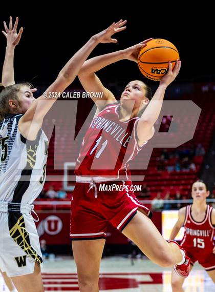 Thumbnail 1 in Springville vs. Wasatch (UHSAA 5A Semifinal) photogallery.