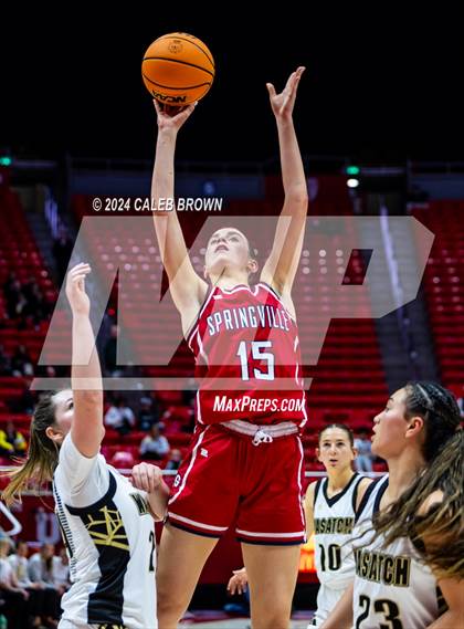 Thumbnail 3 in Springville vs. Wasatch (UHSAA 5A Semifinal) photogallery.