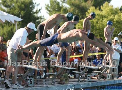 Thumbnail 1 in CIF Central Section Swimming Championships (Prelims 400 Freestyle Relay) photogallery.
