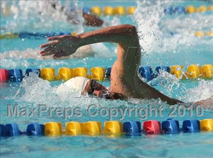 Thumbnail 2 in CIF Central Section Swimming Championships (Prelims 400 Freestyle Relay) photogallery.