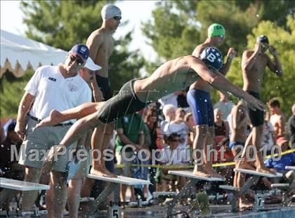 Thumbnail 2 in CIF Central Section Swimming Championships (Prelims 400 Freestyle Relay) photogallery.