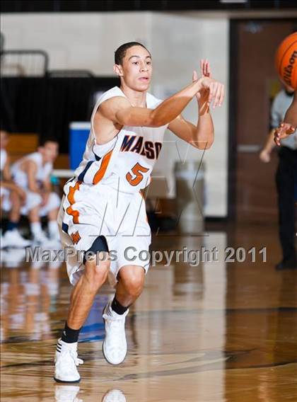 Thumbnail 1 in Madison [James] vs La Marque (McDonald's Texas Invitational) photogallery.