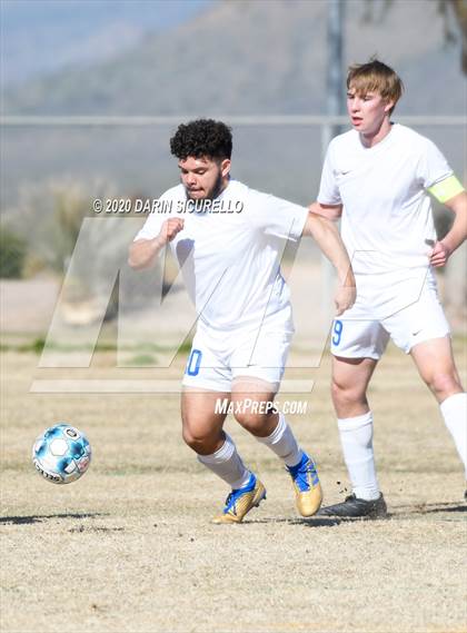 Thumbnail 1 in Pusch Ridge Christian Academy vs Safford (Bohdie Larson Celebration Classic) photogallery.