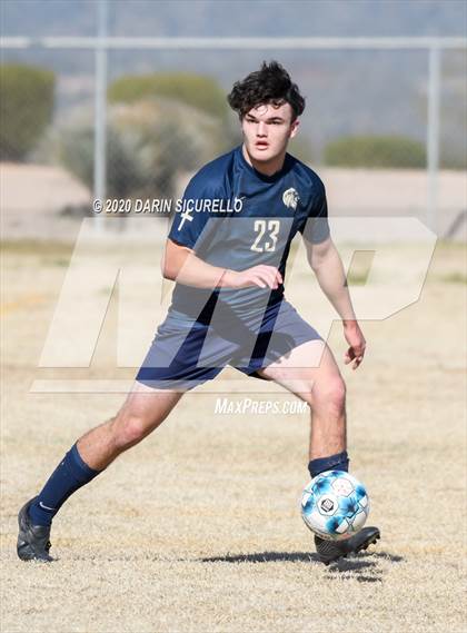 Thumbnail 2 in Pusch Ridge Christian Academy vs Safford (Bohdie Larson Celebration Classic) photogallery.