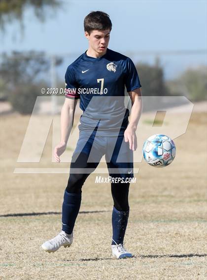 Thumbnail 3 in Pusch Ridge Christian Academy vs Safford (Bohdie Larson Celebration Classic) photogallery.