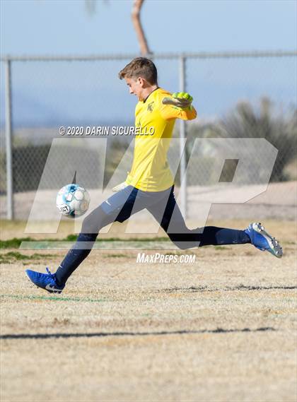 Thumbnail 2 in Pusch Ridge Christian Academy vs Safford (Bohdie Larson Celebration Classic) photogallery.