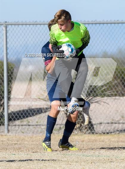 Thumbnail 1 in Pusch Ridge Christian Academy vs Safford (Bohdie Larson Celebration Classic) photogallery.