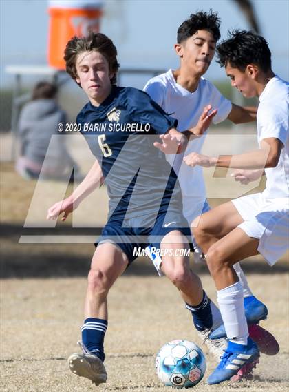 Thumbnail 1 in Pusch Ridge Christian Academy vs Safford (Bohdie Larson Celebration Classic) photogallery.