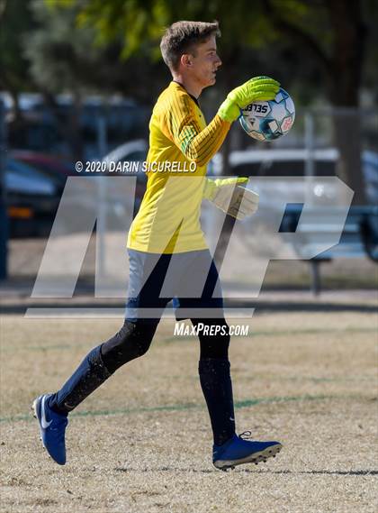 Thumbnail 2 in Pusch Ridge Christian Academy vs Safford (Bohdie Larson Celebration Classic) photogallery.