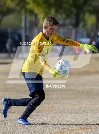 Thumbnail 3 in Pusch Ridge Christian Academy vs Safford (Bohdie Larson Celebration Classic) photogallery.