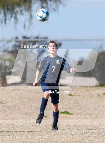 Thumbnail 3 in Pusch Ridge Christian Academy vs Safford (Bohdie Larson Celebration Classic) photogallery.