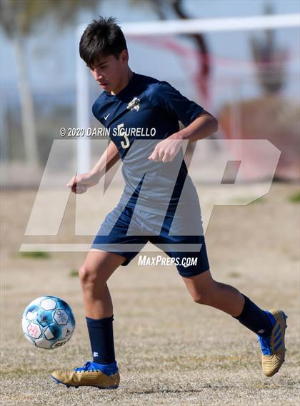 Thumbnail 2 in Pusch Ridge Christian Academy vs Safford (Bohdie Larson Celebration Classic) photogallery.