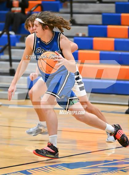 Thumbnail 1 in Stansbury vs. St. Margaret's (Visit Mesa Basketball Challenge) photogallery.
