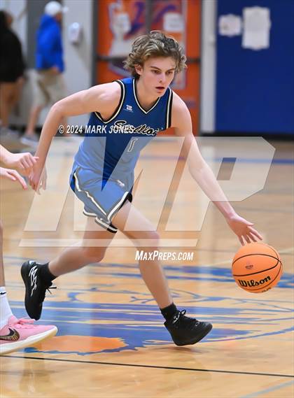 Thumbnail 1 in Stansbury vs. St. Margaret's (Visit Mesa Basketball Challenge) photogallery.