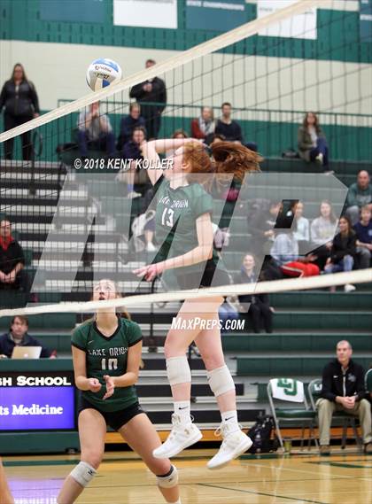 Thumbnail 2 in Lake Orion vs Stoney Creek (MHSAA Regional Semifinal) photogallery.