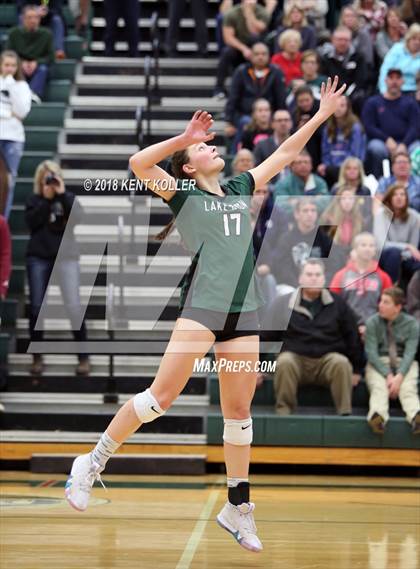 Thumbnail 2 in Lake Orion vs Stoney Creek (MHSAA Regional Semifinal) photogallery.