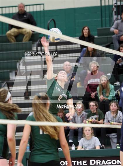Thumbnail 2 in Lake Orion vs Stoney Creek (MHSAA Regional Semifinal) photogallery.