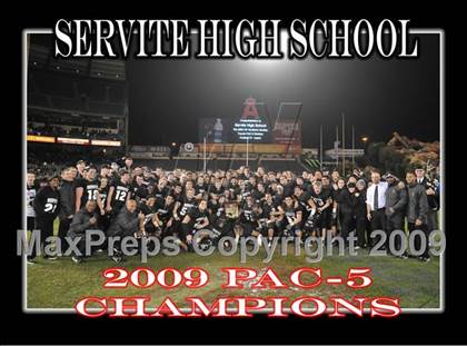Thumbnail 1 in Edison vs. Servite (CIF SS PAC 5 Final) photogallery.